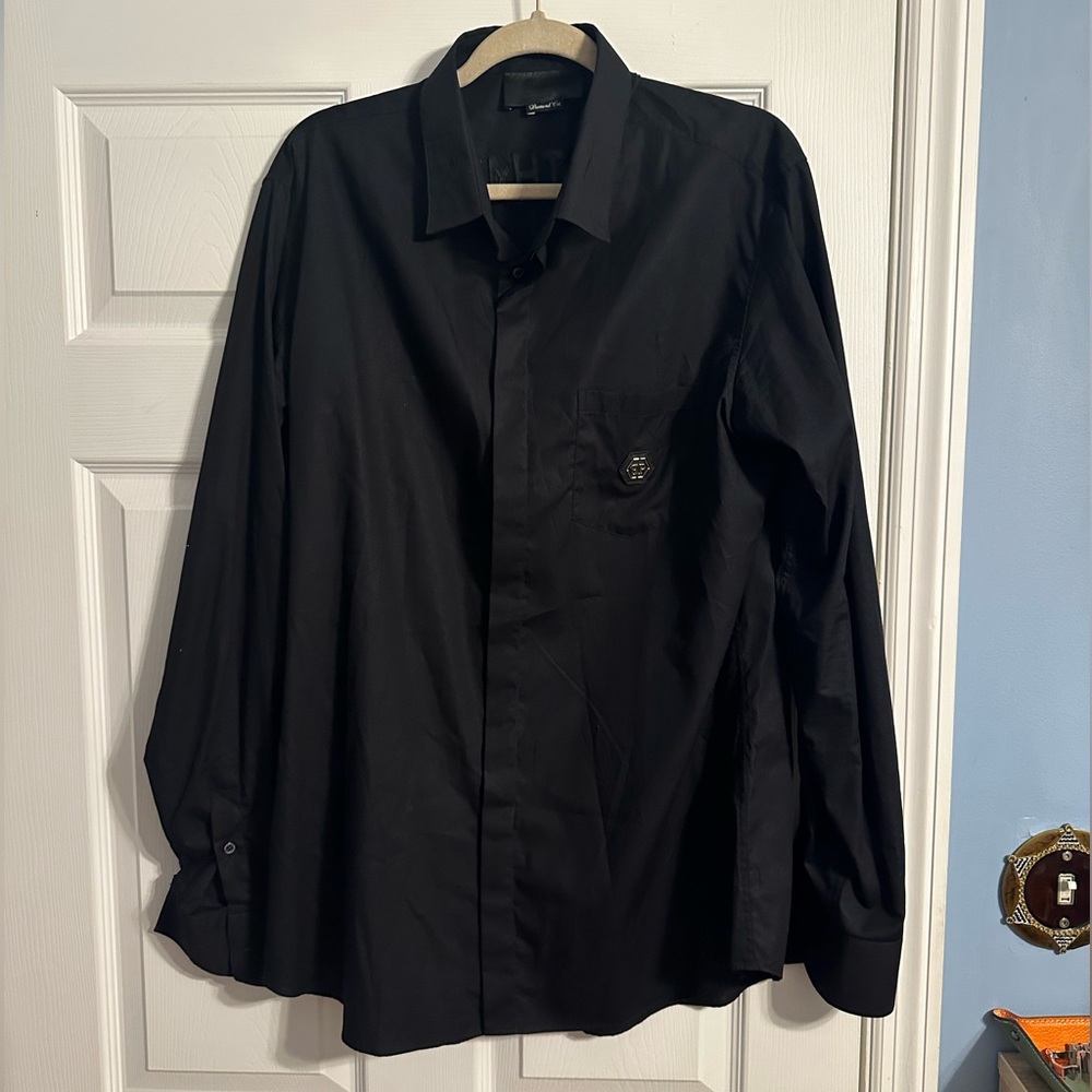 Men’s Authentic Philipp Plein Dress Shirt XXL